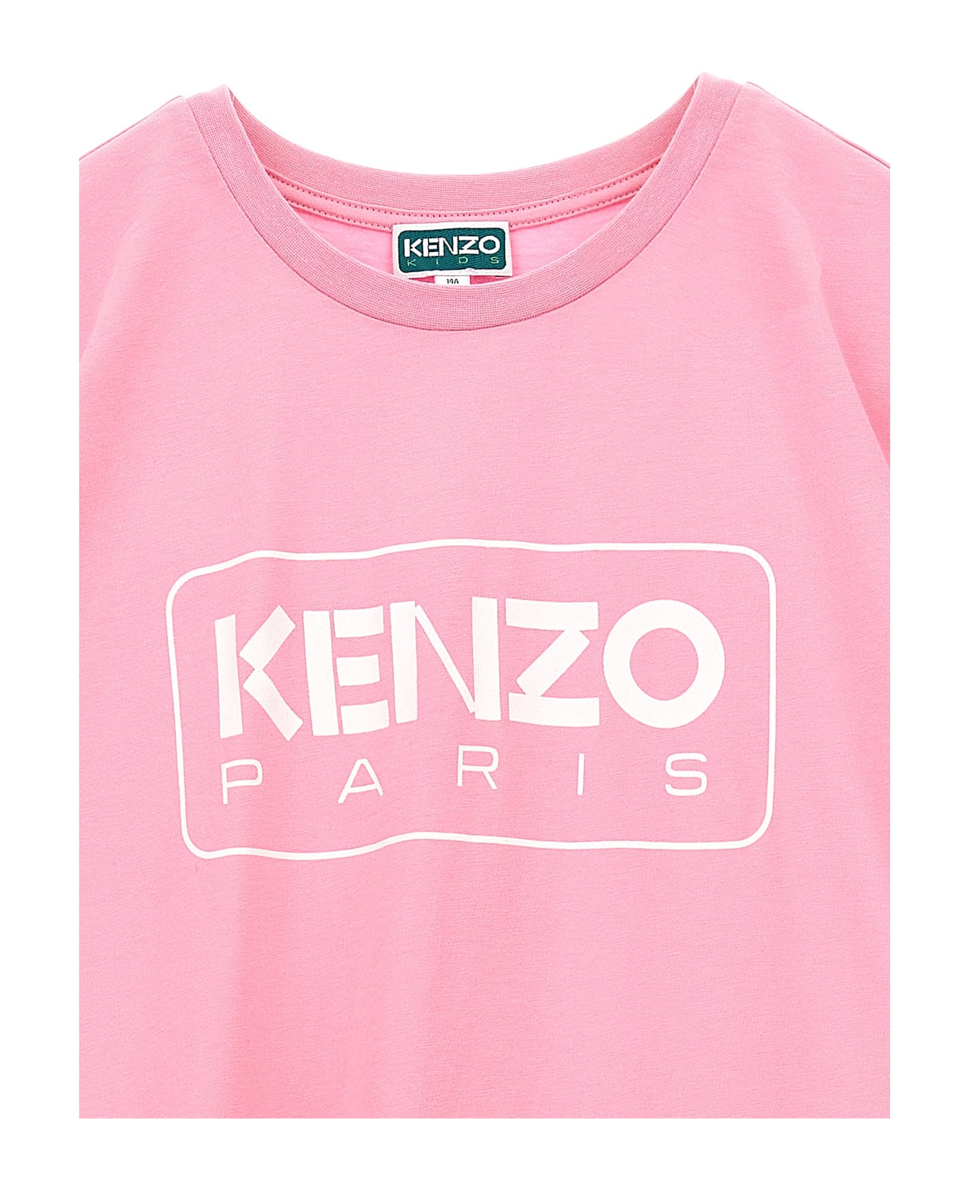 Kenzo Kids Logo Dress - Pink