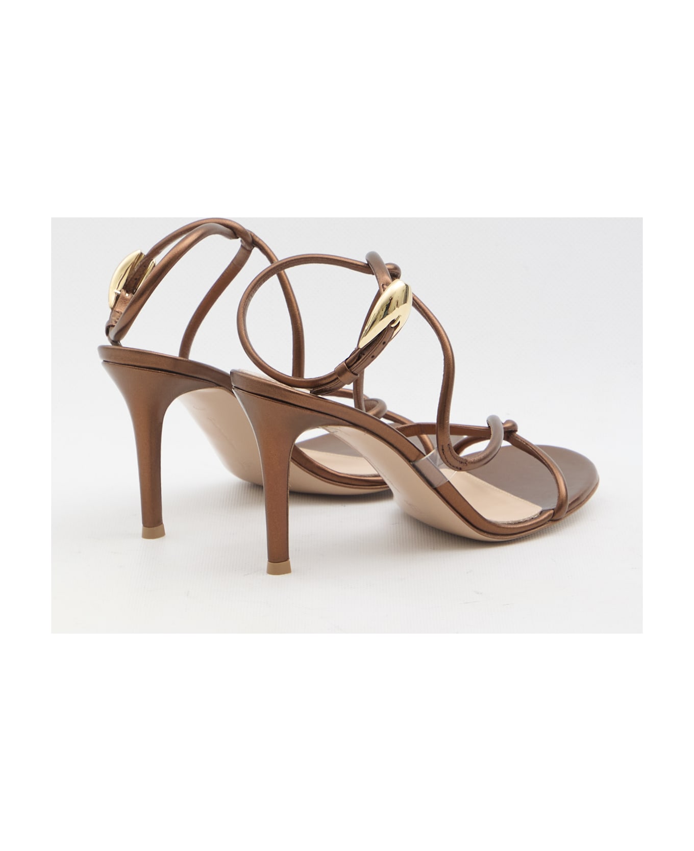 Gianvito Rossi Black Mamba 85 Sandals - Marrone