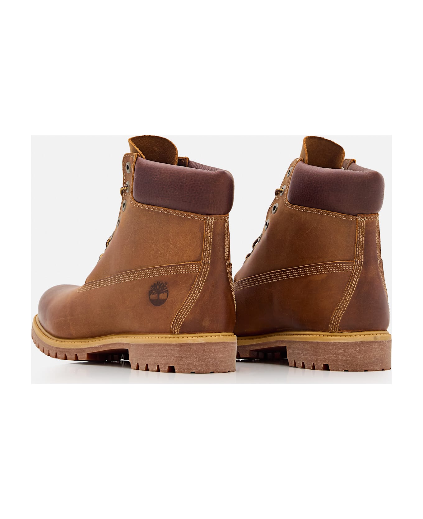 Timberland Premium 6 Inch Lace Up Waterproof Boot - Brown