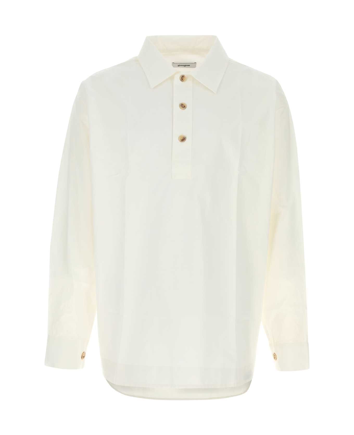Gimaguas White Piquet Claude Polo Shirt - WHITE