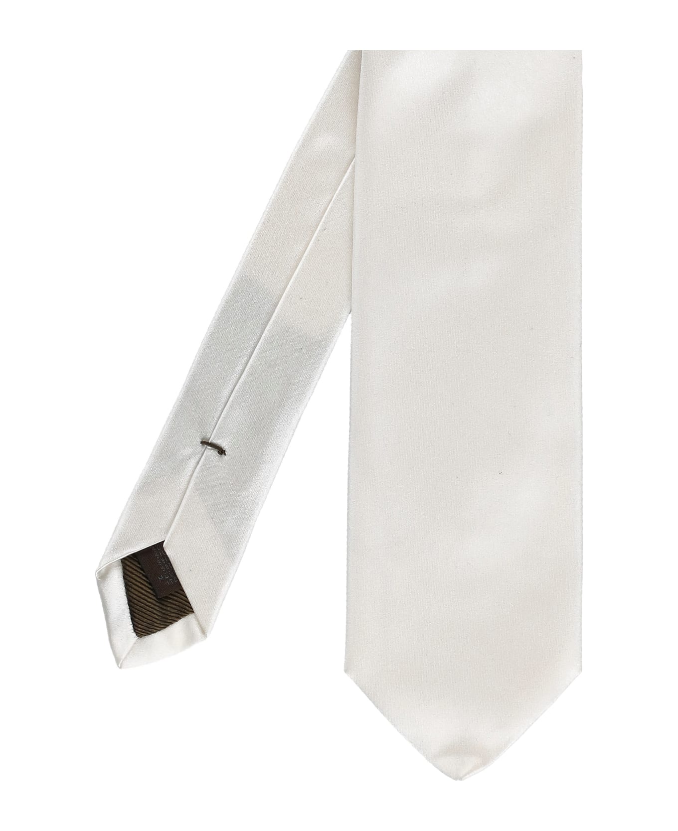 Church's Silk Tie - White ネクタイ