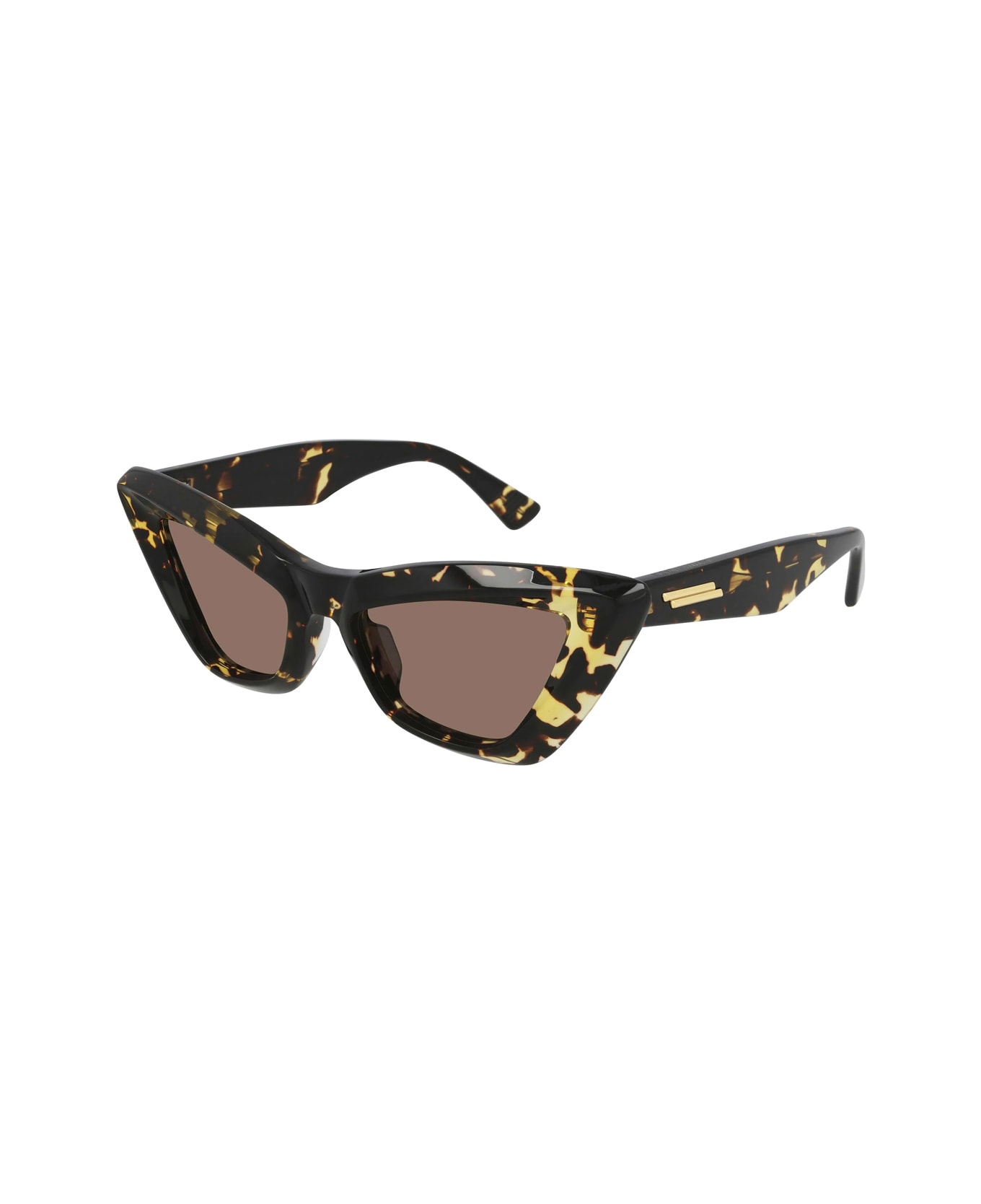 Bottega Veneta Eyewear Bv1101s Linea Linea Minimalist 002 Sunglasses - Marrone サングラス