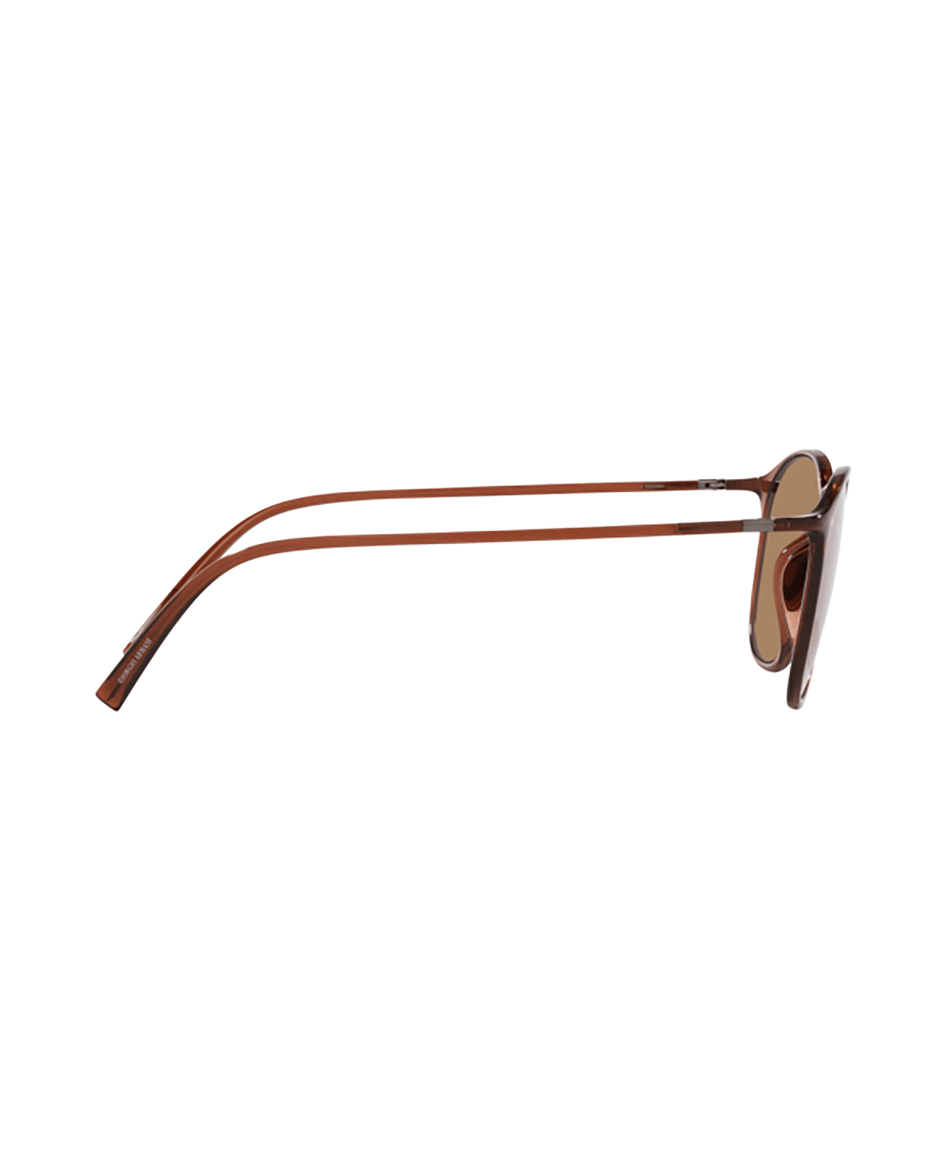 Giorgio Armani Ar8186u Transparent Brown Sunglasses - Transparent brown