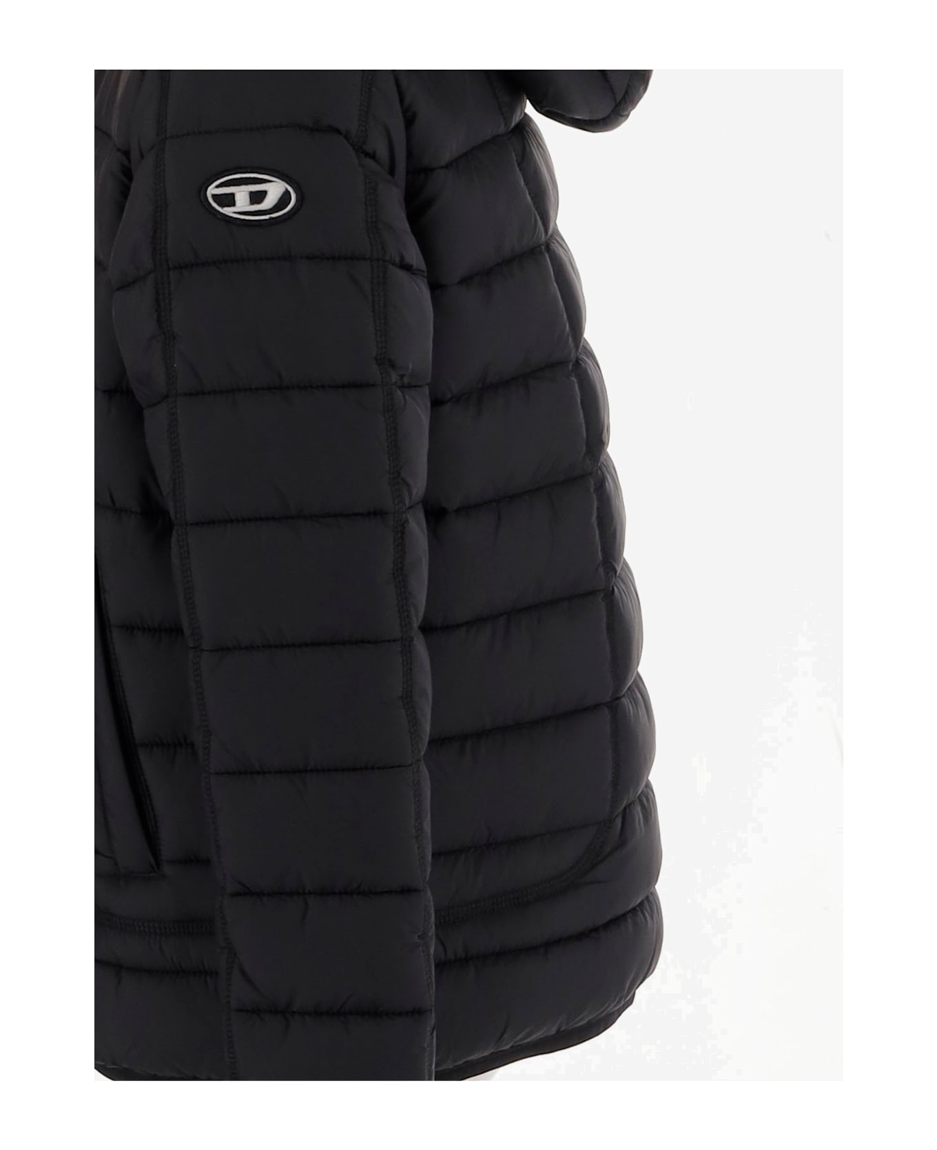 Diesel Jwstone Nylon Down Jacket - Black