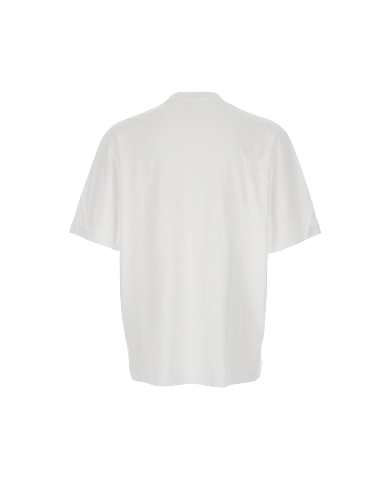Jacquemus 
le T-shirt Club
 White T-shirt With Logo J On The Front In Cotton Man - White