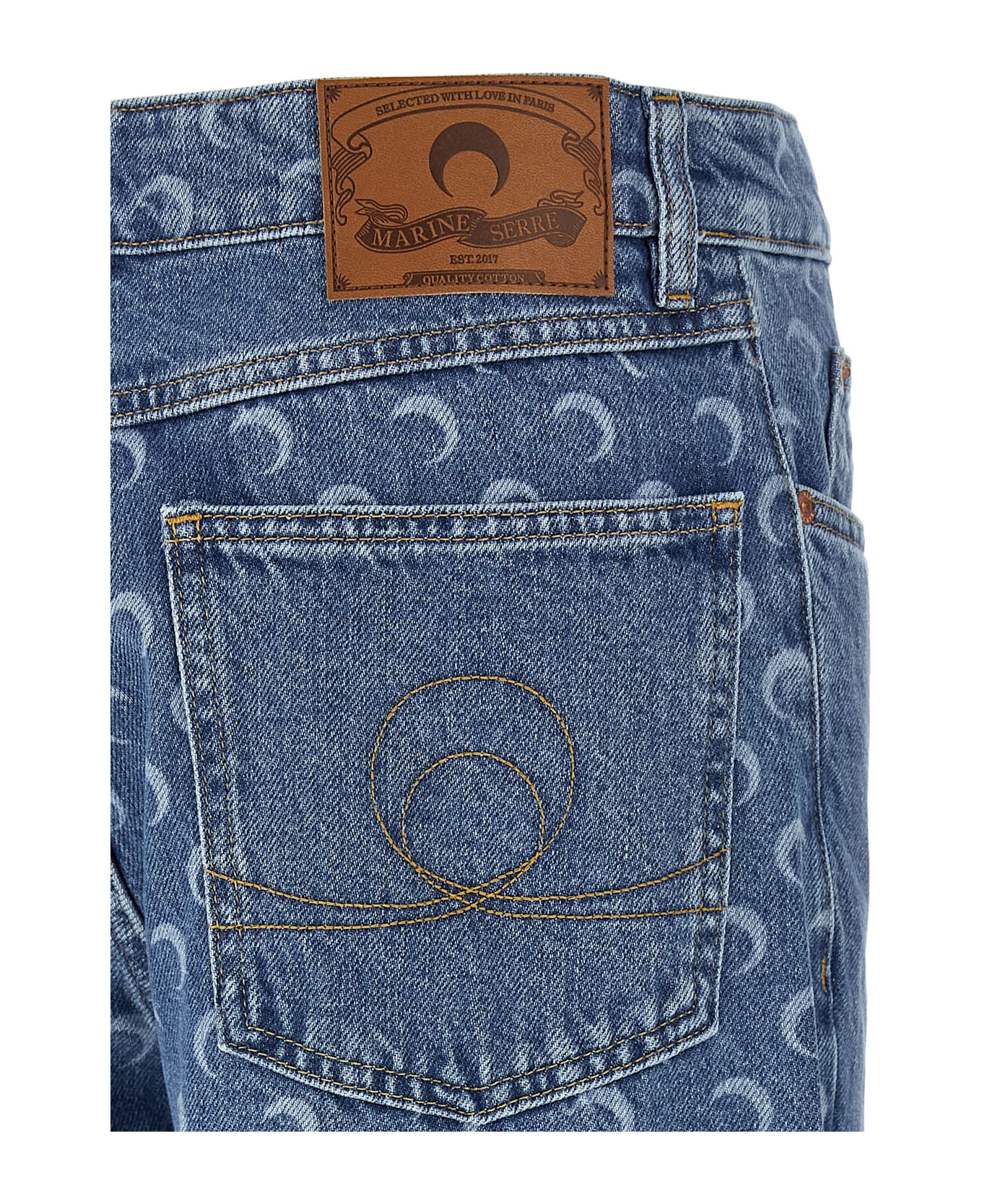 Marine Serre 
moon
 Jeans - Light Blue