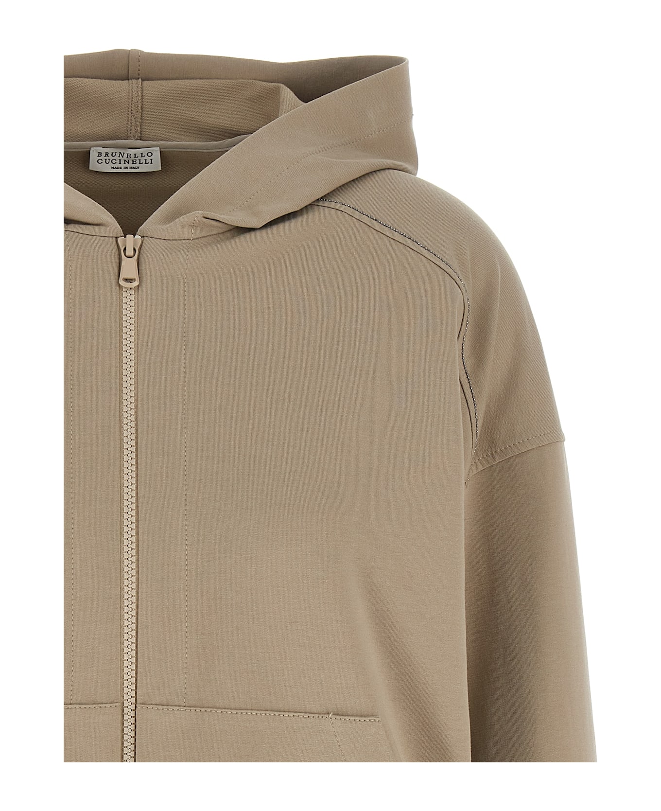 Brunello Cucinelli Monile Hoodie - Beige