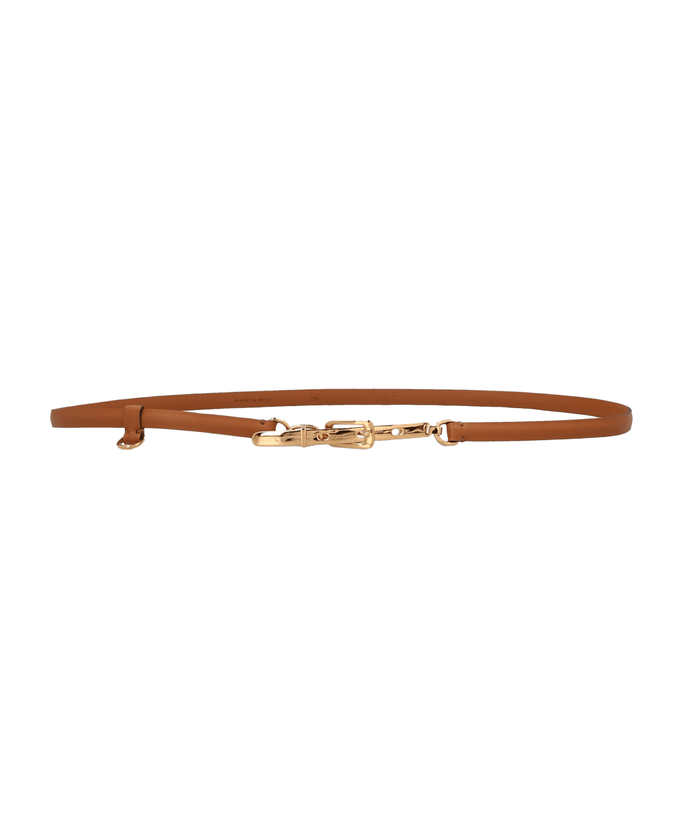 Etro Thin Leather Belt - Brown