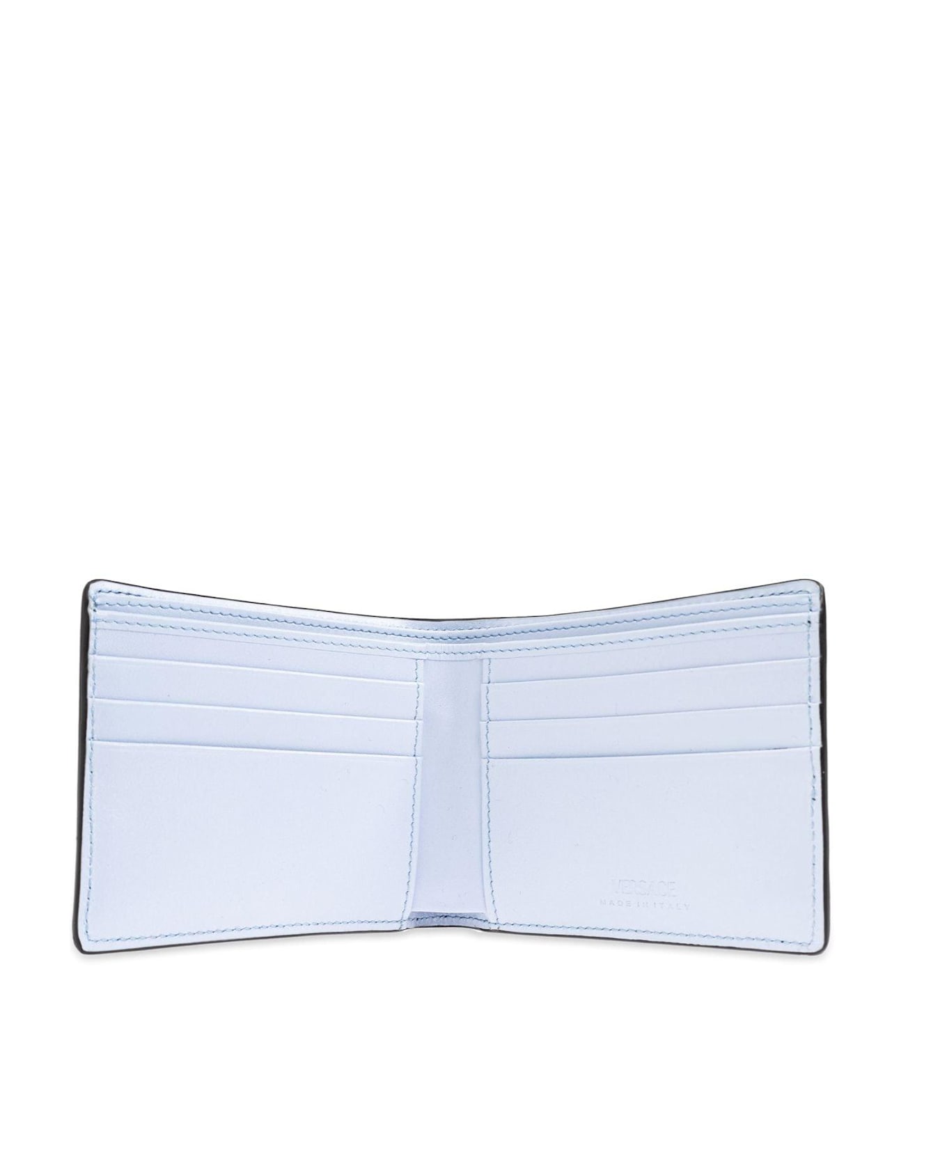 Versace Medusa-plaque Bi-fold Wallet - BLACK