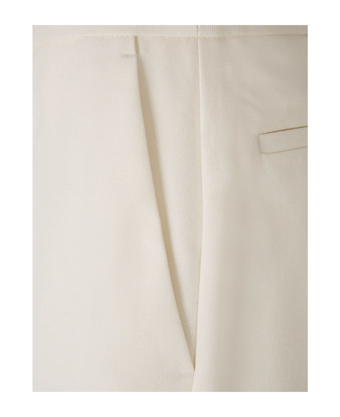 Moncler Gabardine Trousers - Beige