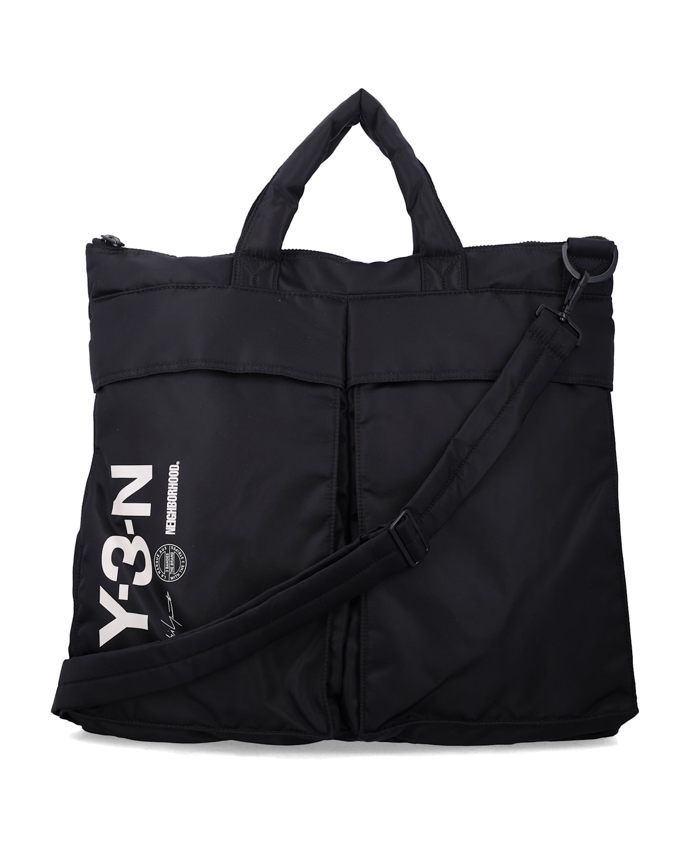 Y-3 Nbhd Padded Nylon Tote Bag - BLACK