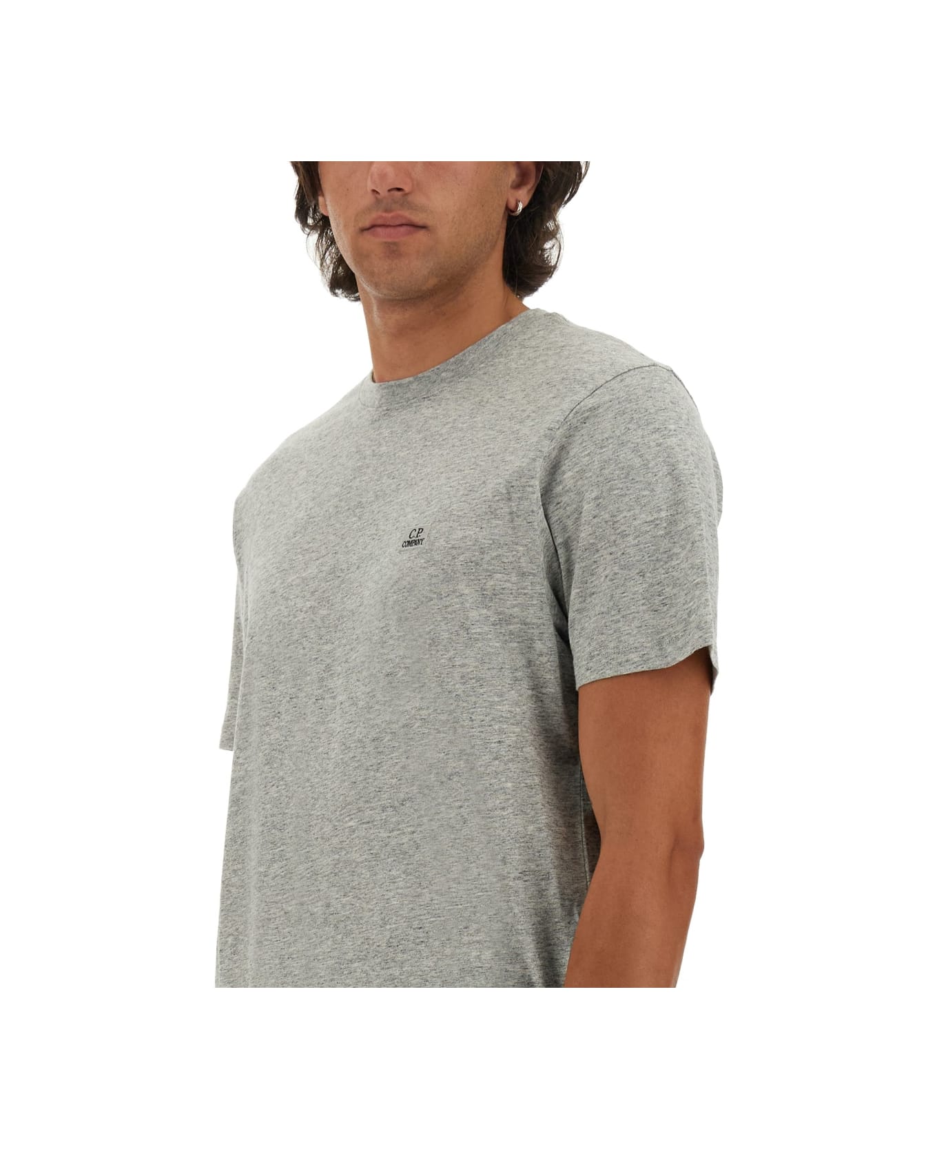 C.P. Company T-shirt With Logo - GREY