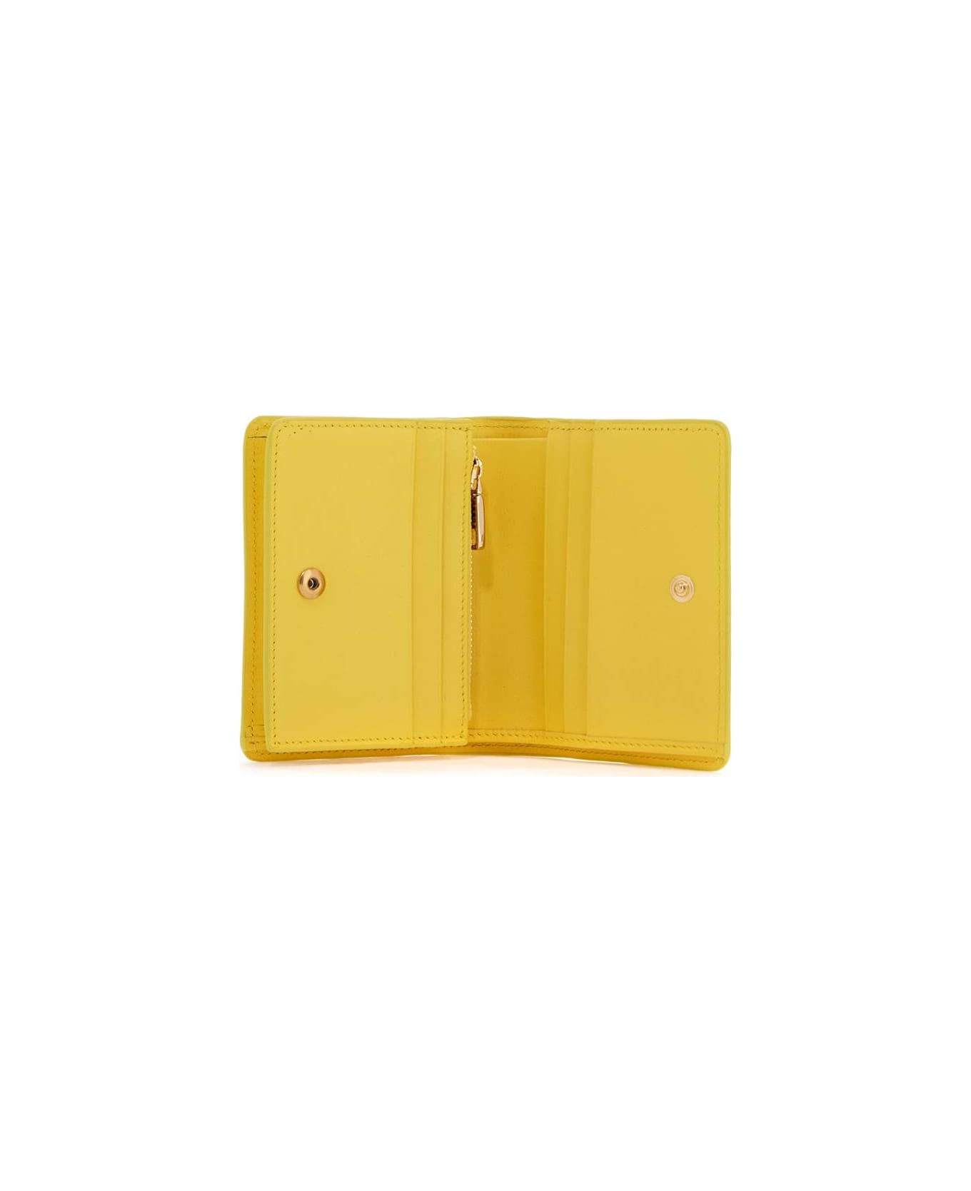 Dolce & Gabbana Continental 3.5 Wallet With - Yellow