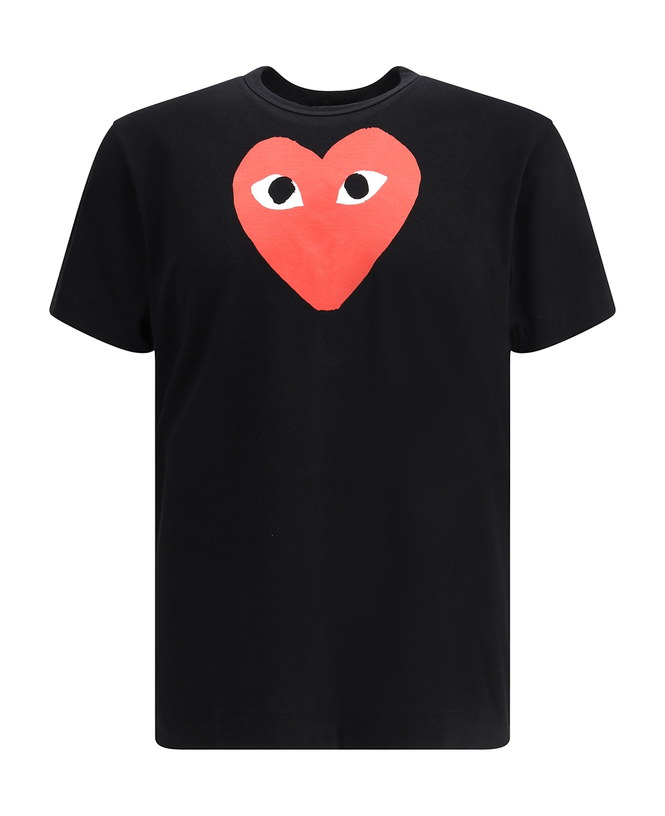 Comme des Garçons Play Logo T-shirt - black