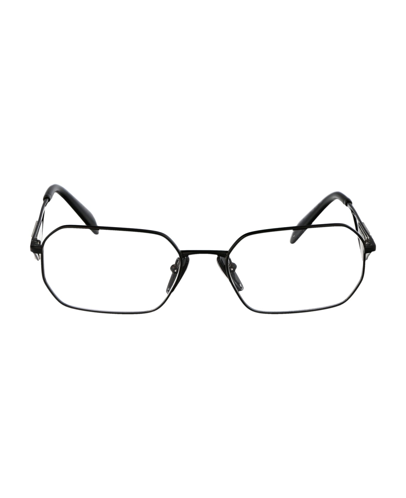 Prada Eyewear 0pr A53v Glasses - 1AB1O1 BLACK アイウェア