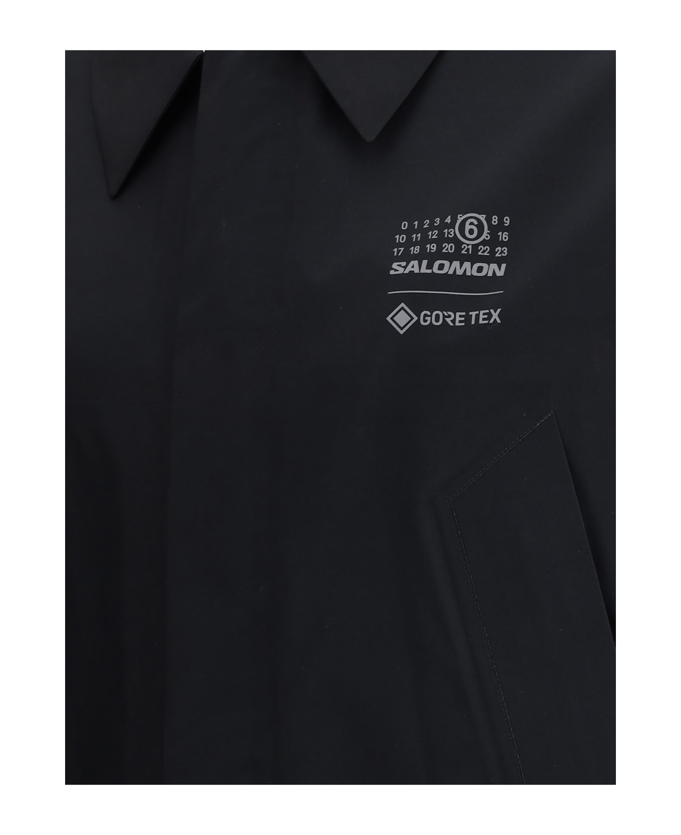 MM6 Maison Margiela Mm6 X Salomon Trench Jacket - Black