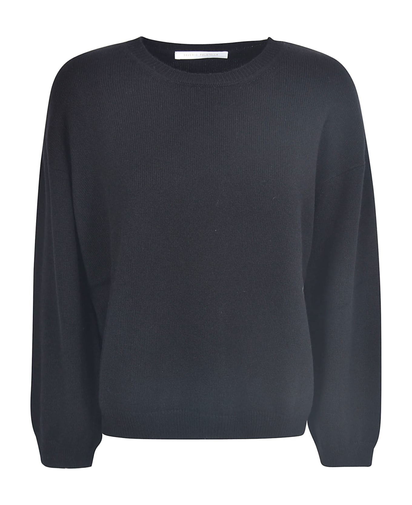 Saverio Palatella Ribbed Sweater - Black ニットウェア