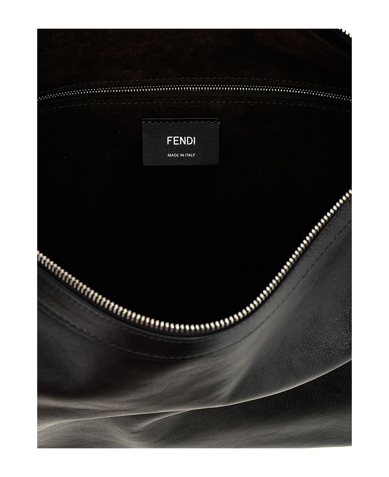 Fendi 'simply Fendi Large' Shoulder Bag - Black  