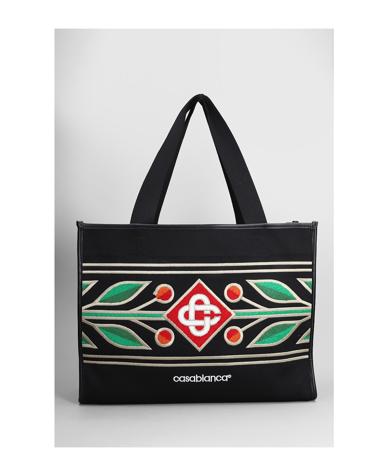 Casablanca Tote In Black Polyester - black