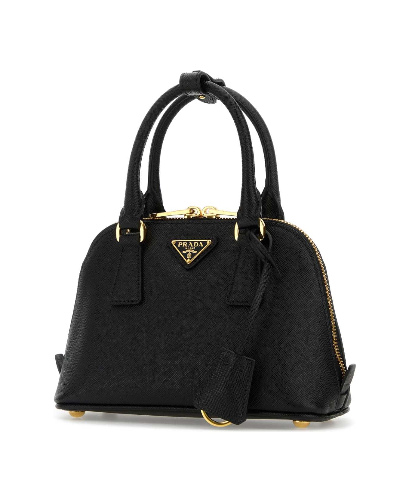 Prada Black Leather Handbag - NERO