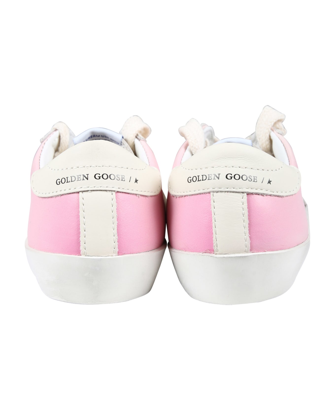 Bonpoint Pink Sneakers For Girl With Star - Pink