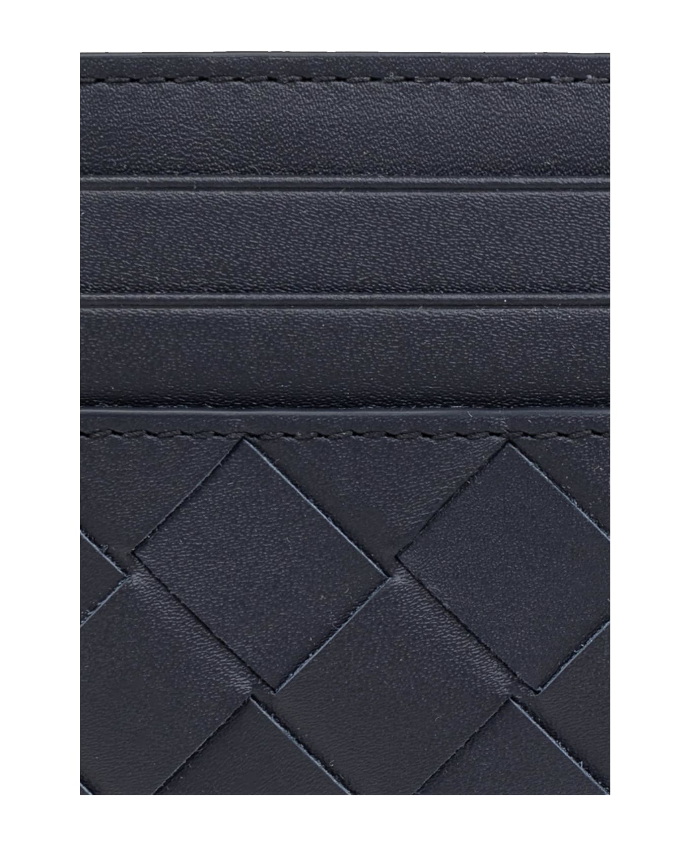 Bottega Veneta Leather Card Case - Blue