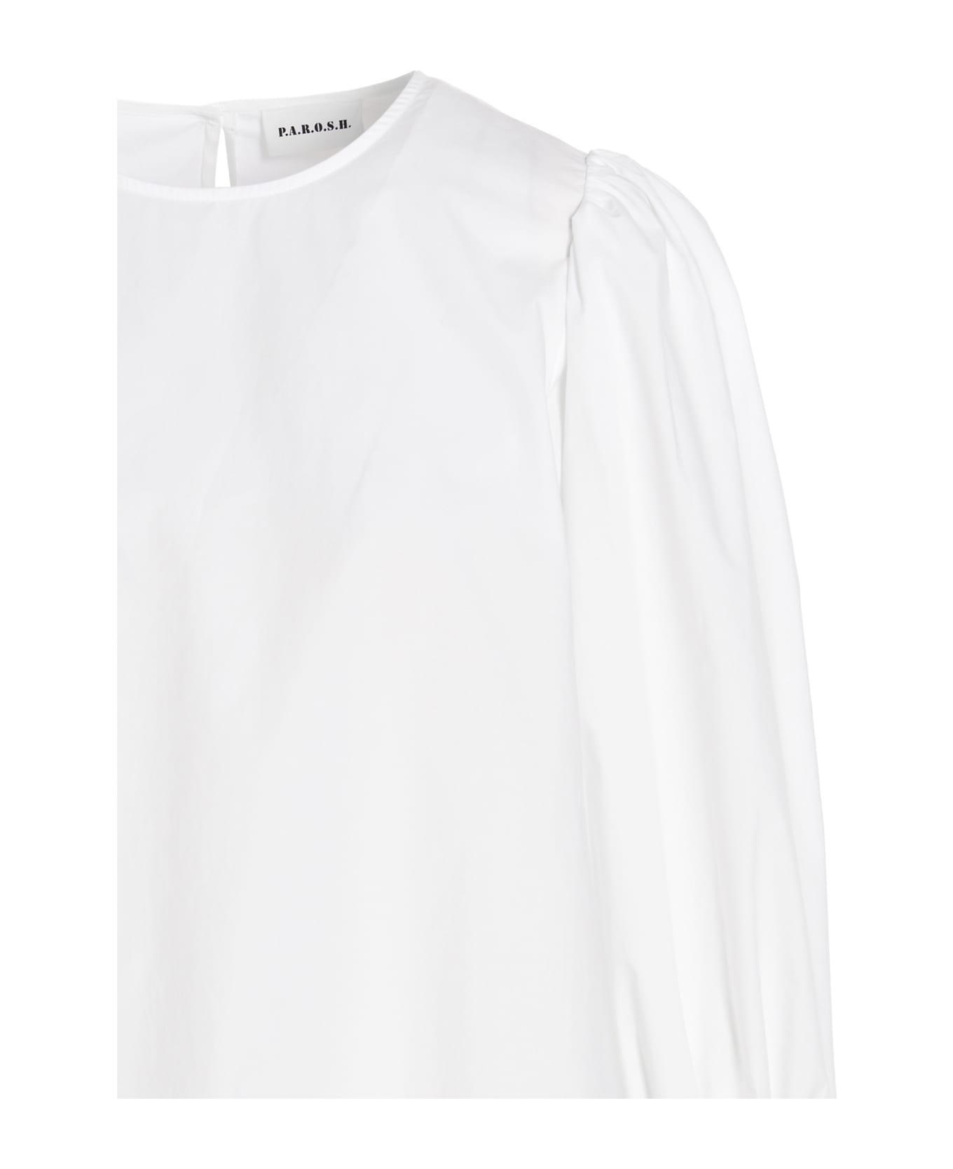 P.A.R.O.S.H Womens Tops P.A.R.O.S.H Tops Cotton Blouse in White 