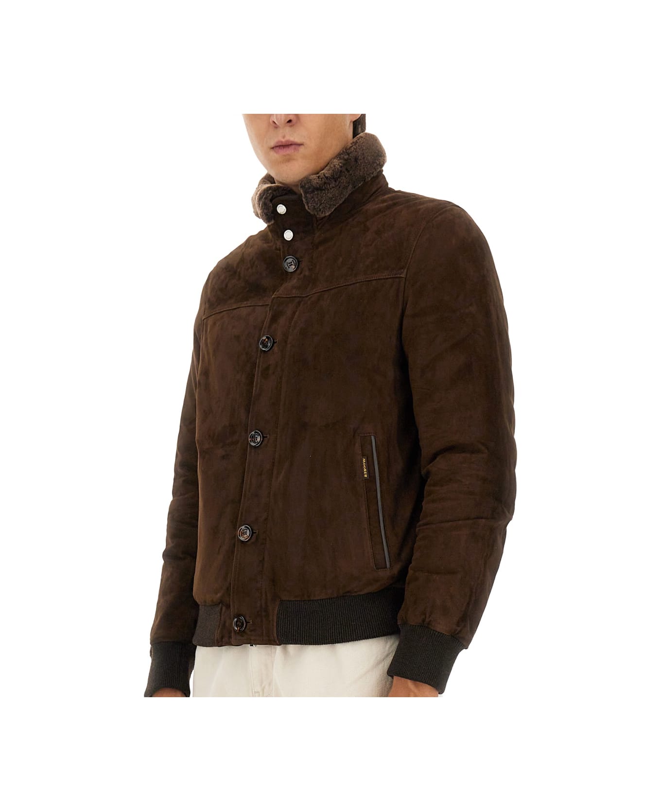 Moorer Jacket "cleros" - BROWN