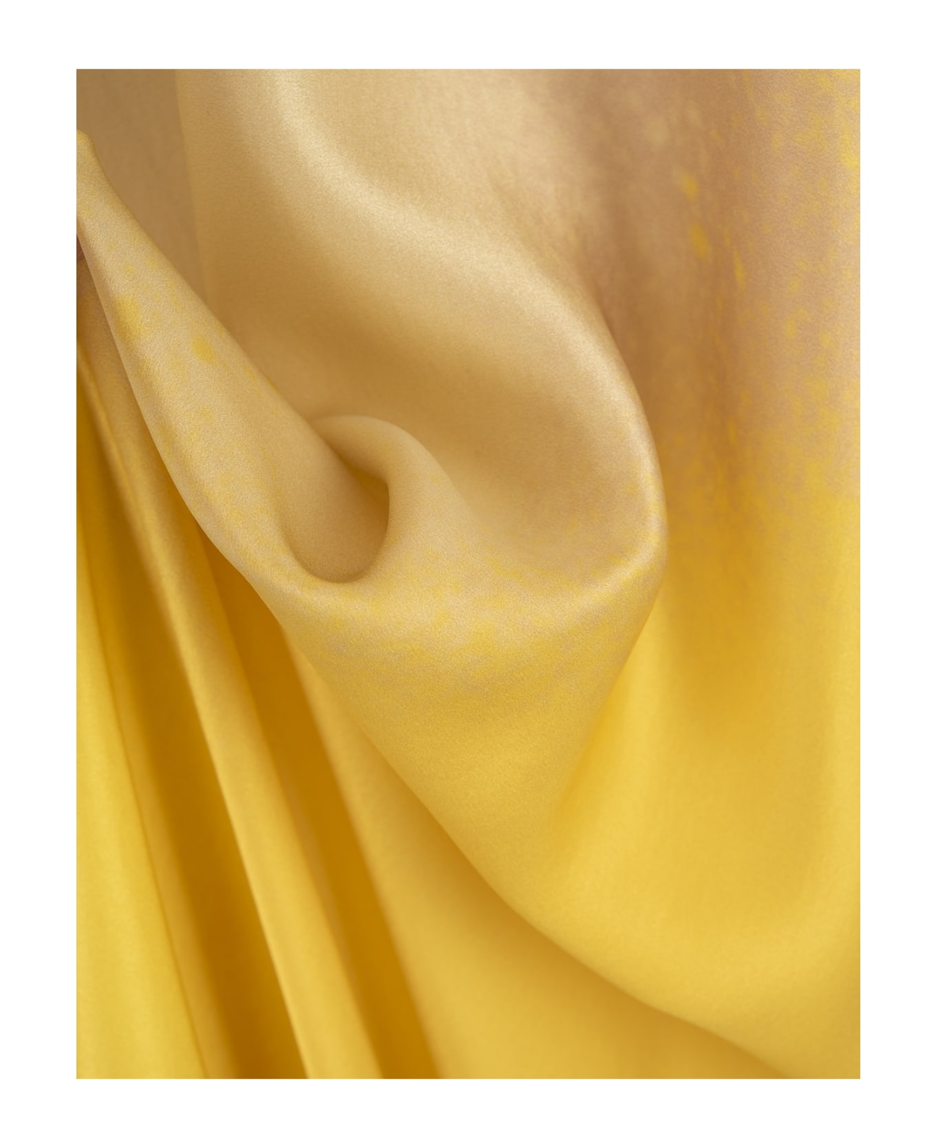 Gianluca Capannolo Long Silk Caftan In Shaded Yellow - Yellow ジャンプスーツ