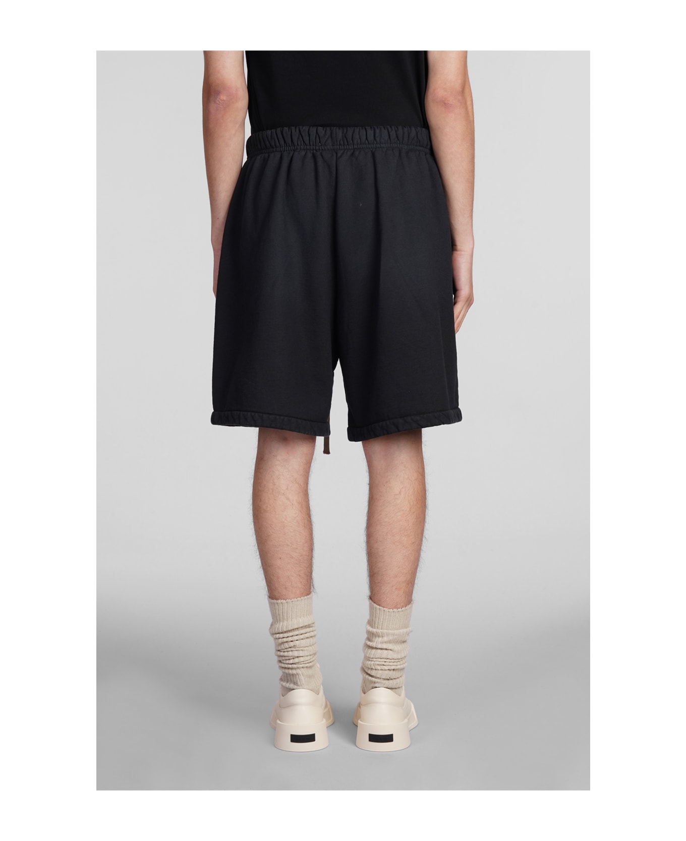 Fear of God Shorts In Black Cotton - black
