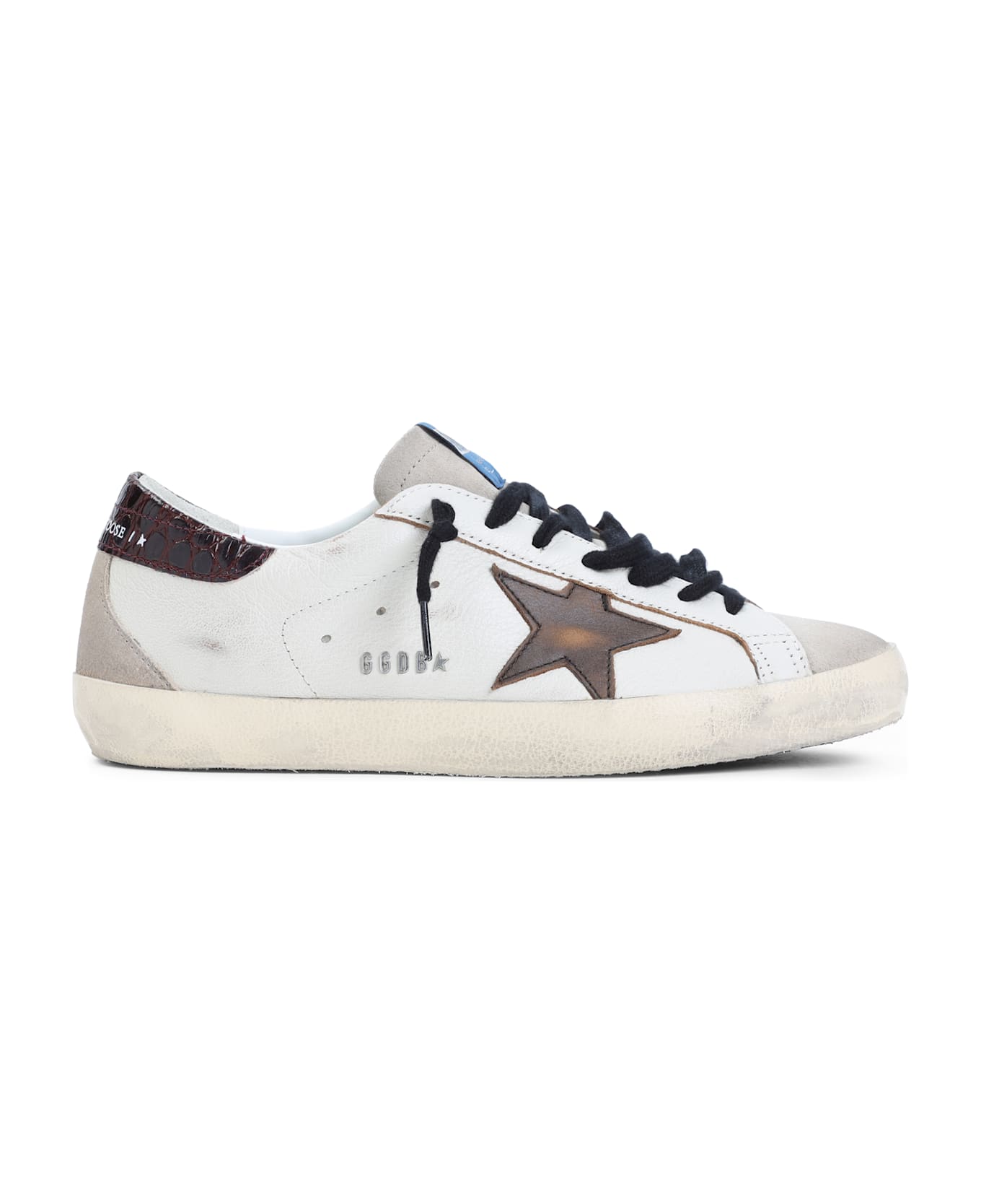Golden Goose Superstar Sneakers - White Beige Brown