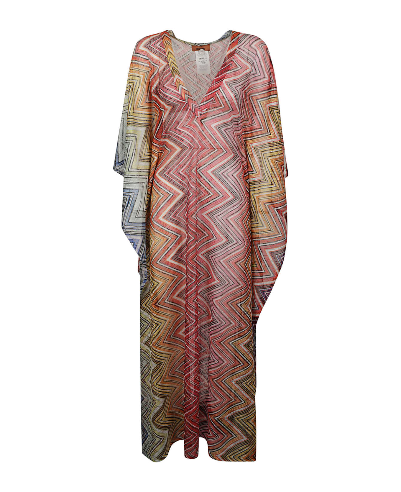 Missoni Long Cover Up Dress - PINK