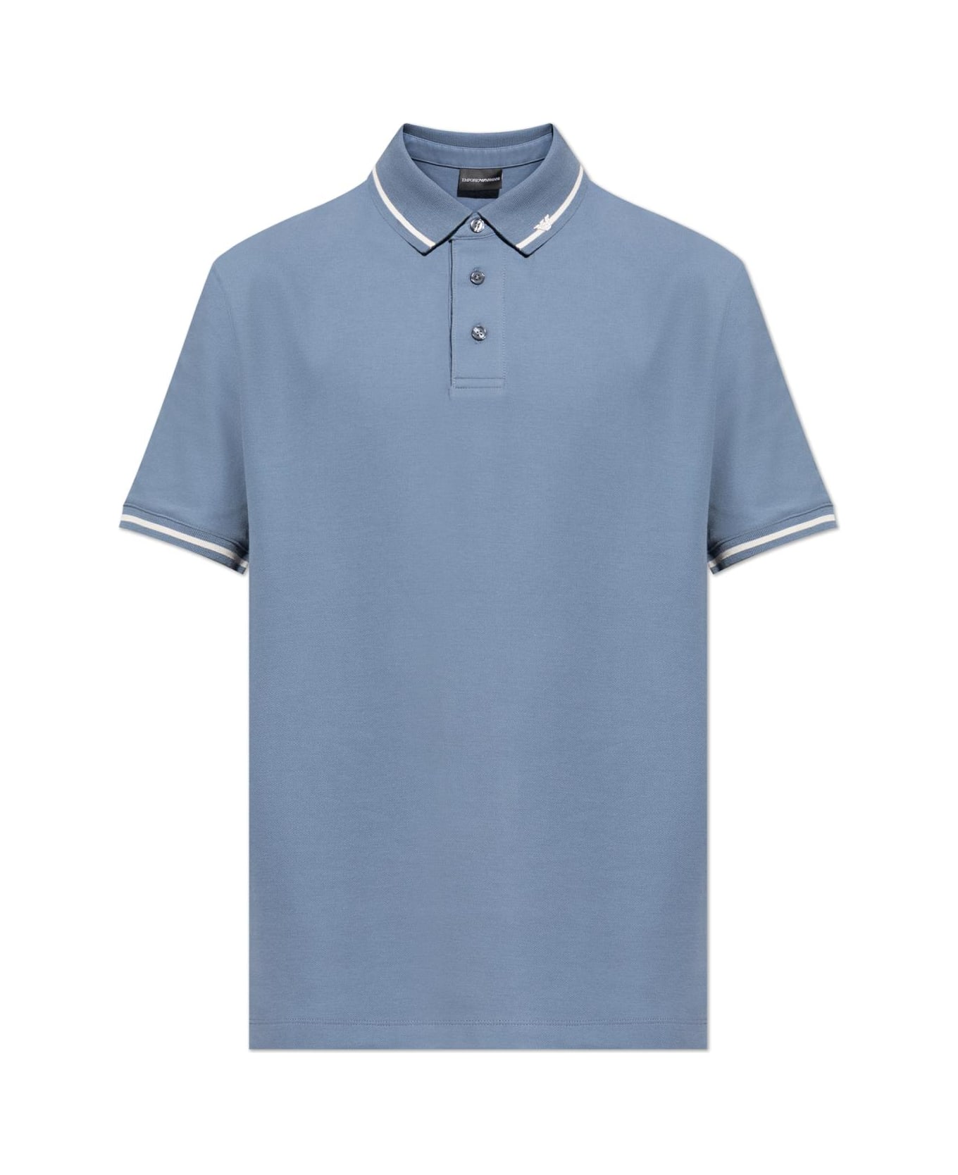 Emporio Armani Cotton Polo - Blue
