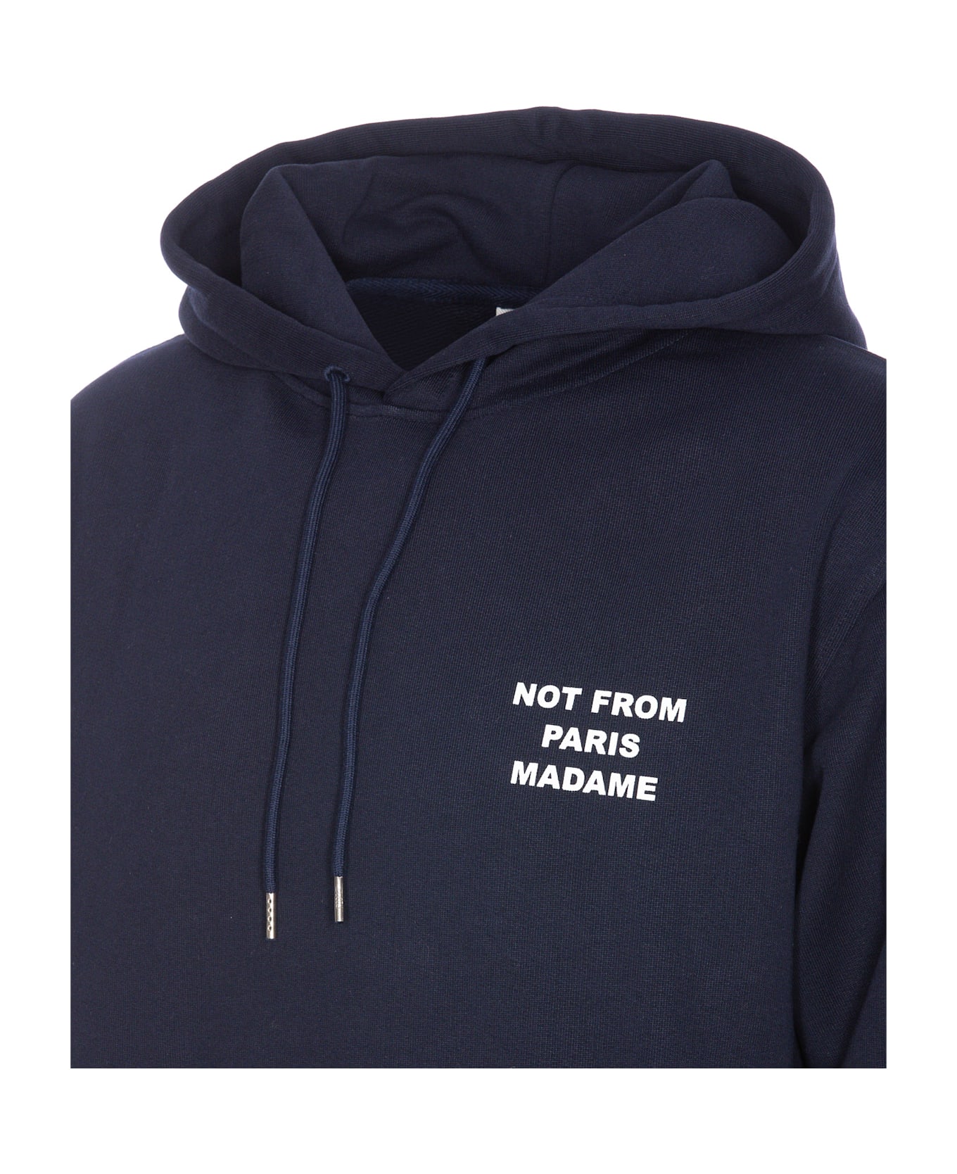 Drôle de Monsieur Le Slogan Hoodie - Blue