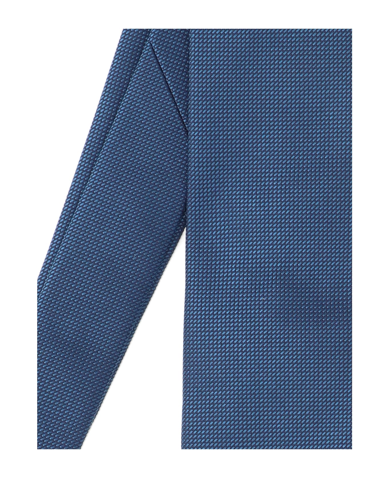 Altea Checked Tie - Blue