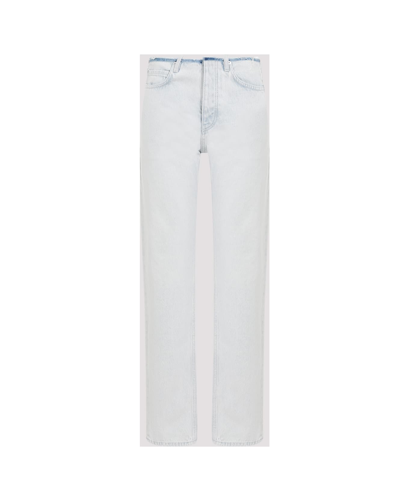 Balenciaga Cut Off Waistband Jeans - Heavy Bleached Blue