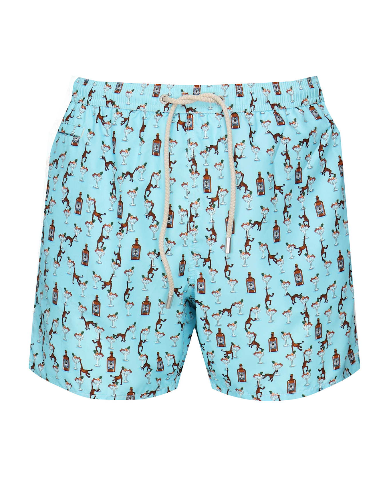 MC2 Saint Barth Printed Swimsuit - Blue