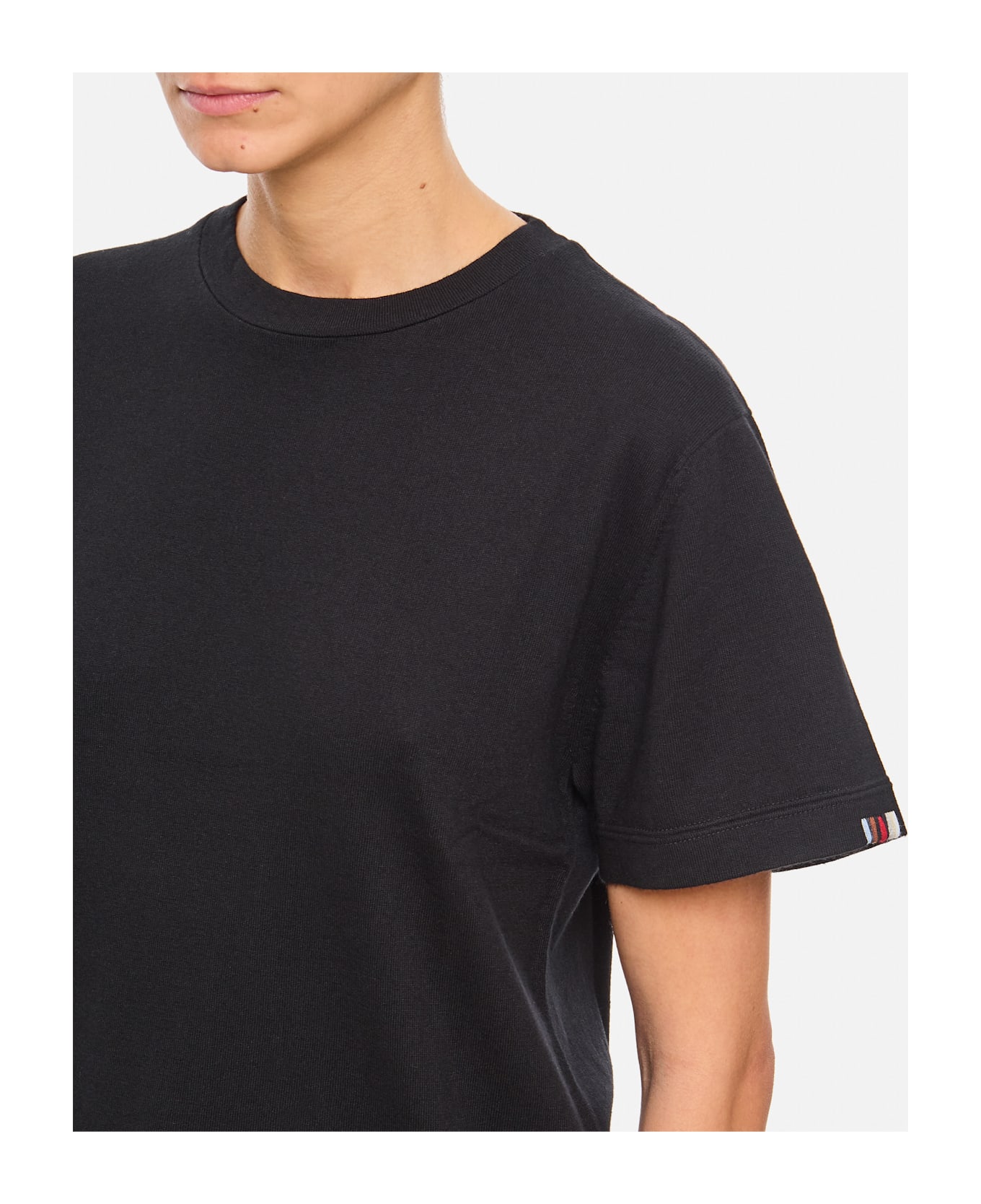 Extreme Cashmere Cuba Cotton Cashmere Knit 2.48 T-shirt - Black