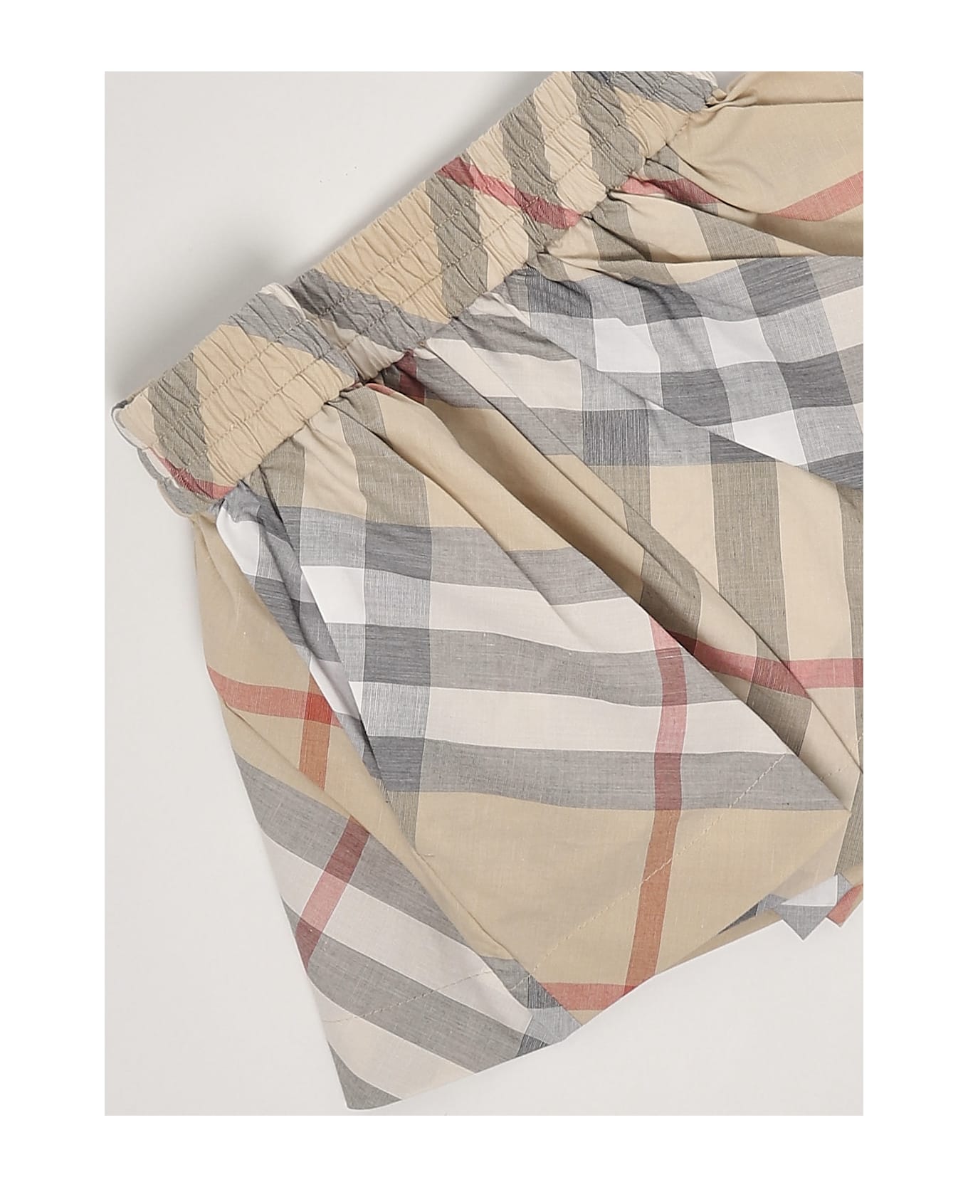 Burberry Marcy Chk Shorts Shorts - CHECK BEIGE