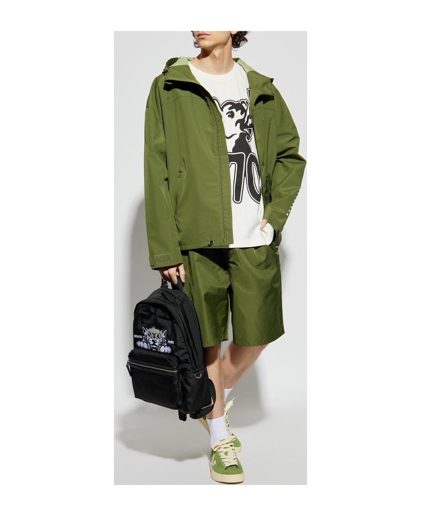 Kenzo Hooded Jacket - Kaki