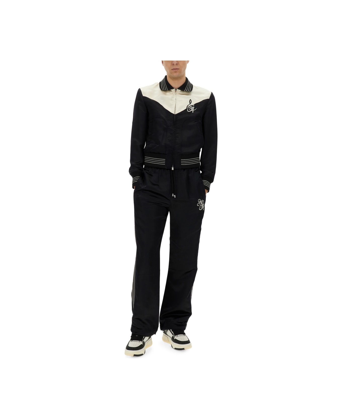AMIRI Jacket With Embroidery - BLACK