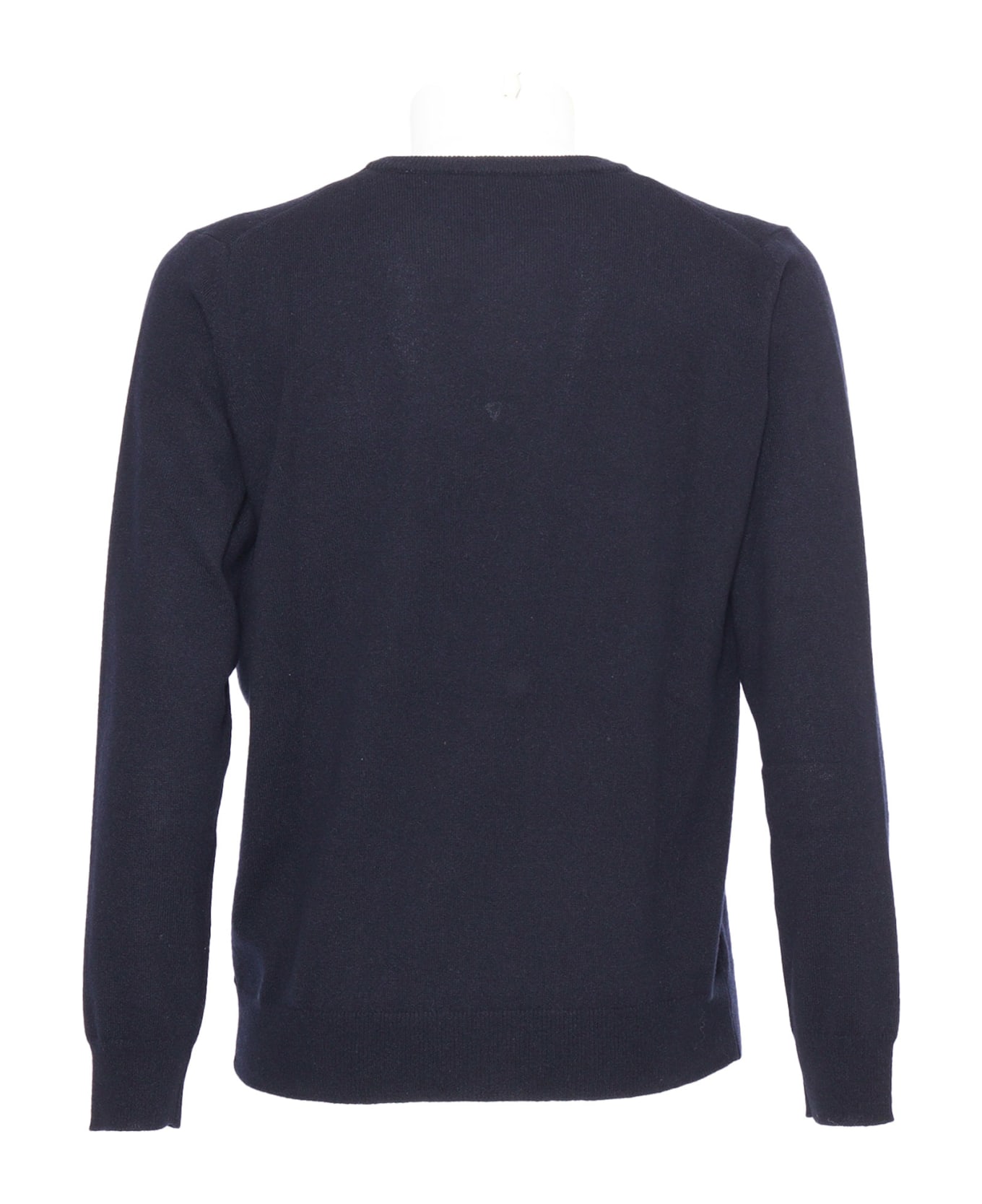 Kangra Plain Knit Sweater - BLUE