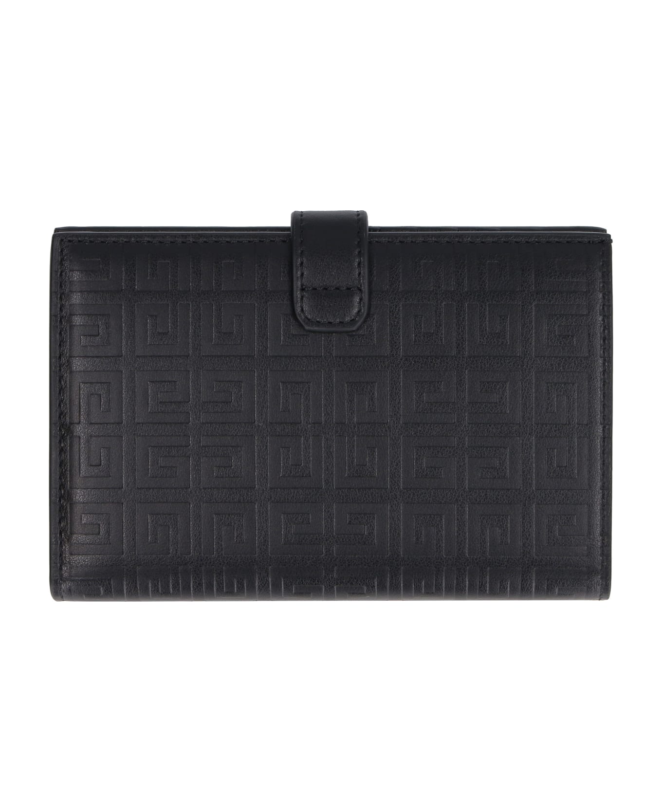 Givenchy G Cut Leather Wallet - black