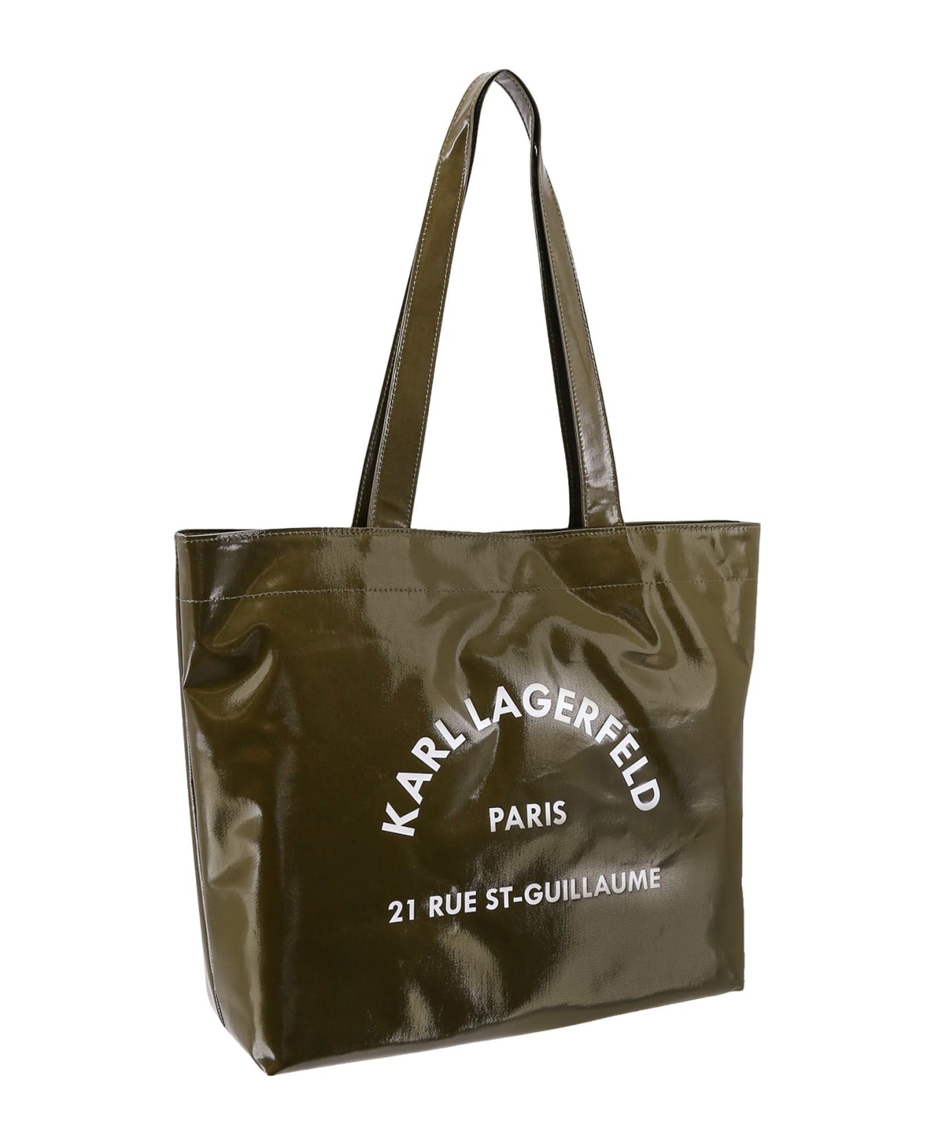 Karl Lagerfeld Rue St-guillaume Shoulder Bag - Green