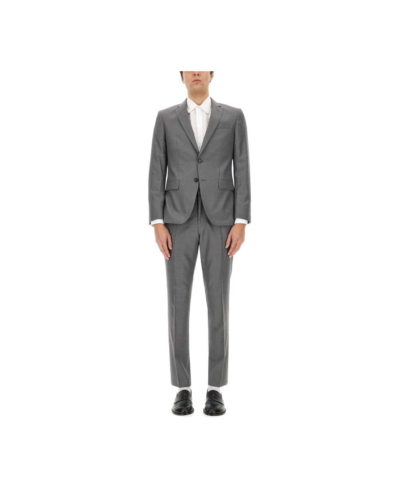 Hugo Boss Single-breasted Dress - GREY