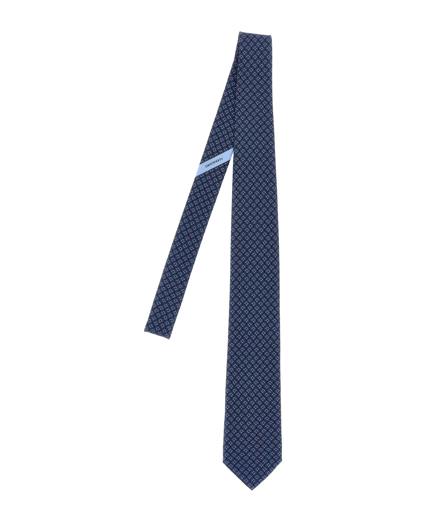 Ferragamo 'tetris' Tie - Blue ネクタイ