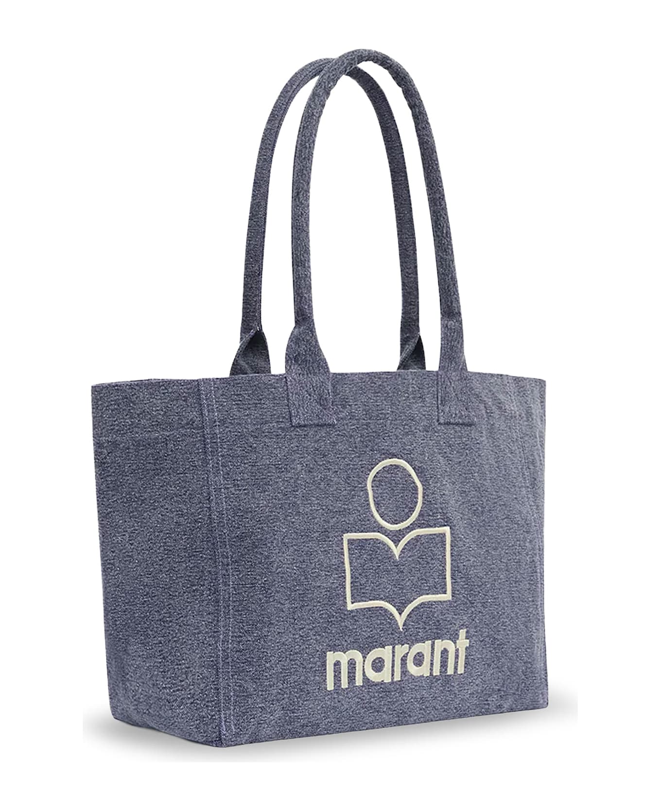 Isabel Marant Yenky Zipped Cotton Shoulder Bag - Purple