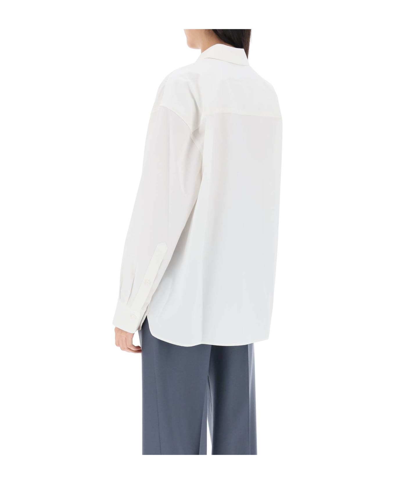 Loulou Studio Espanto Oversized Shirt - WHITE (White) シャツ