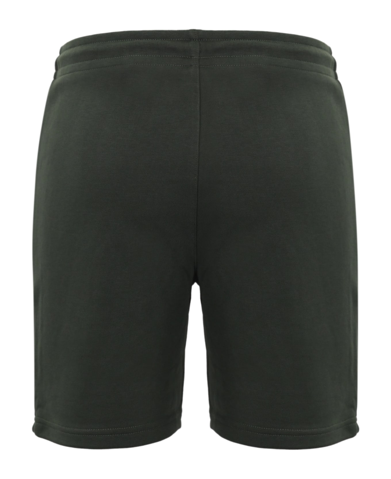 K-Way Le Vrai Dorian Poly Cotton Shorts - Green blackish