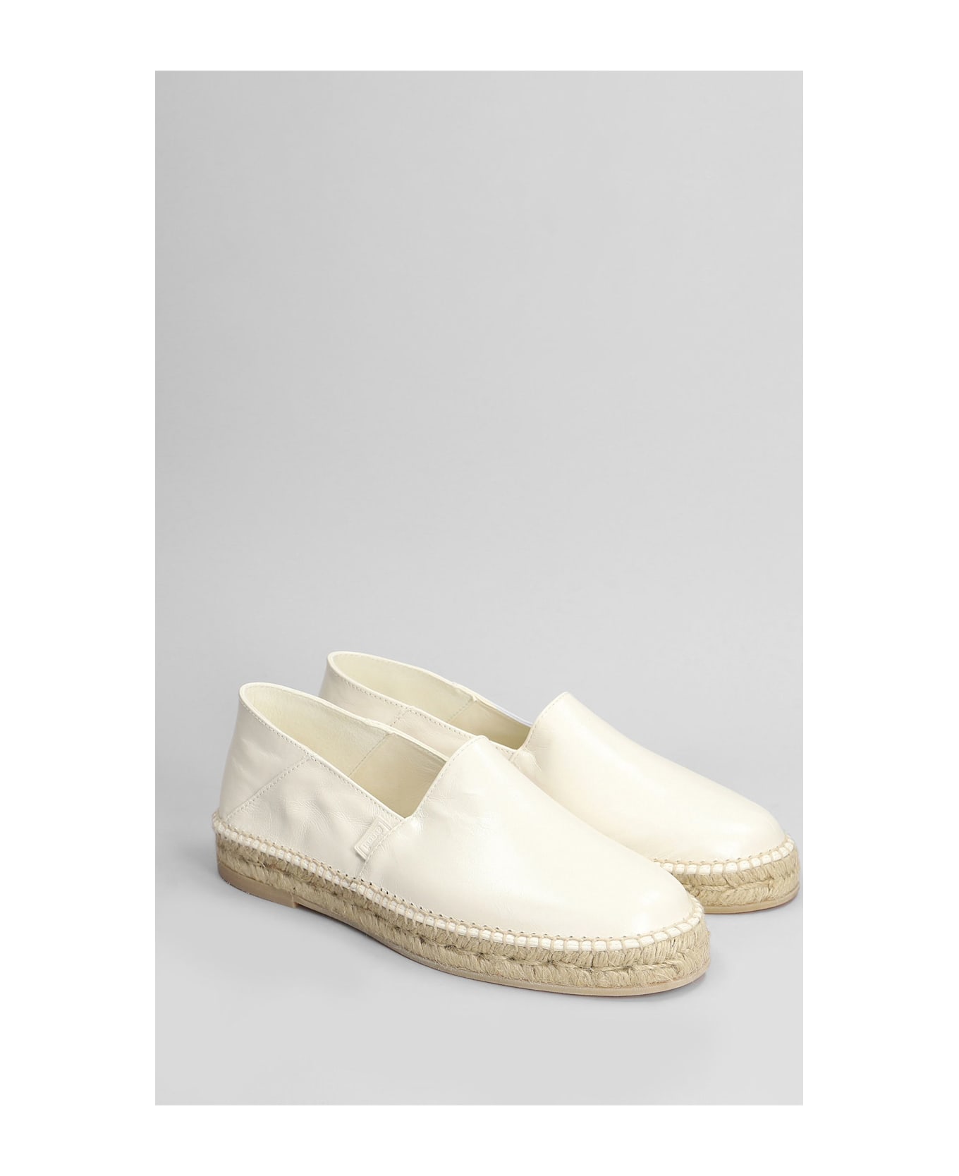Ami Alexandre Mattiussi Espadrilles In Beige Leather - beige